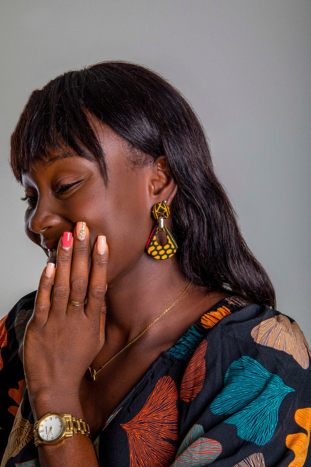 Makena African Prints Earrings