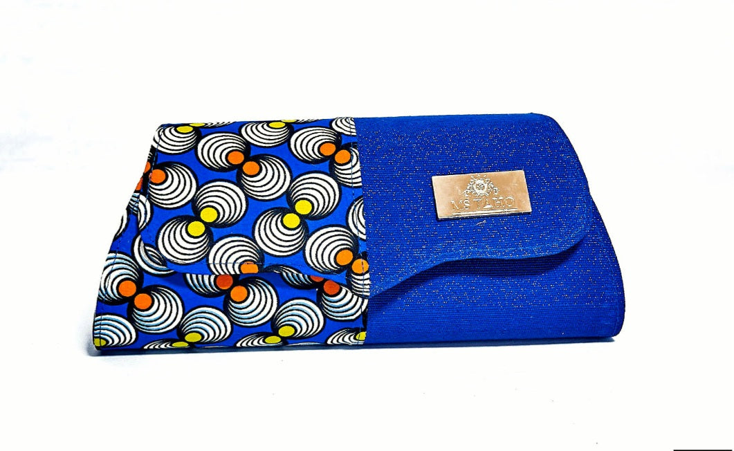 Gabrielle African prints Clutch and Hat Set
