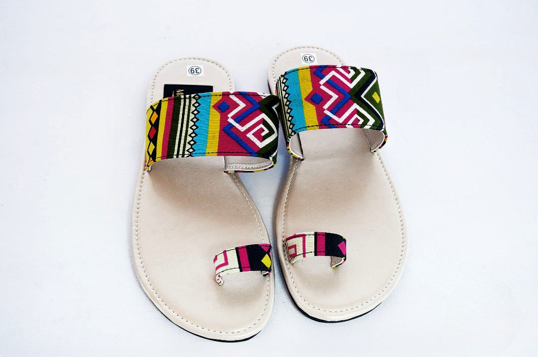 Annabelle African Prints Sandals
