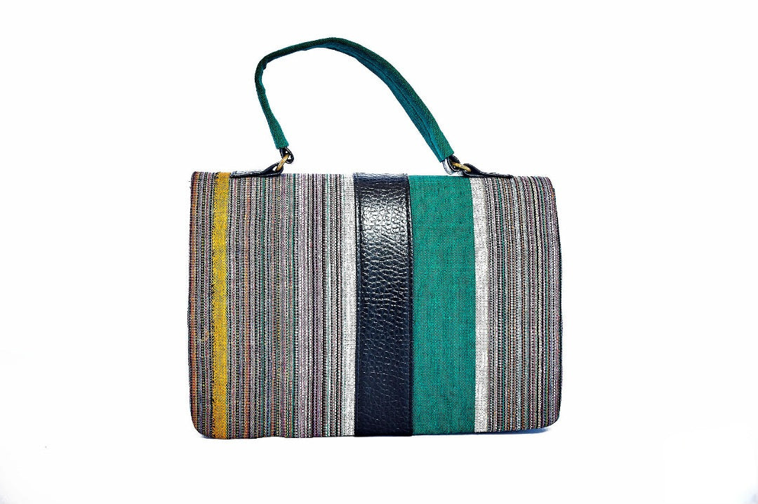 Jemila Woven Cotton Handbag