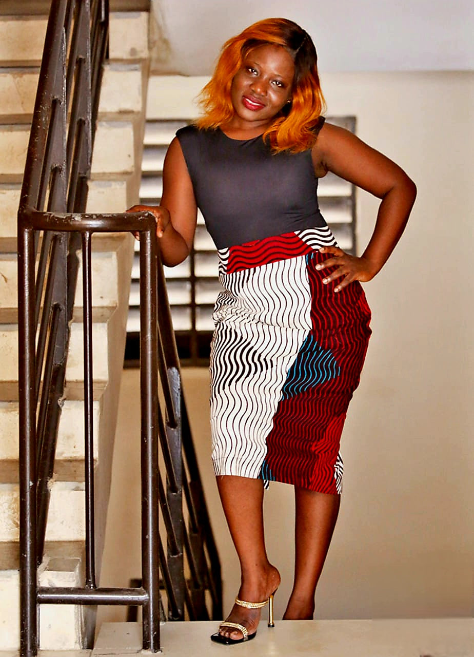 Danielle African Prints Pencil Skirt
