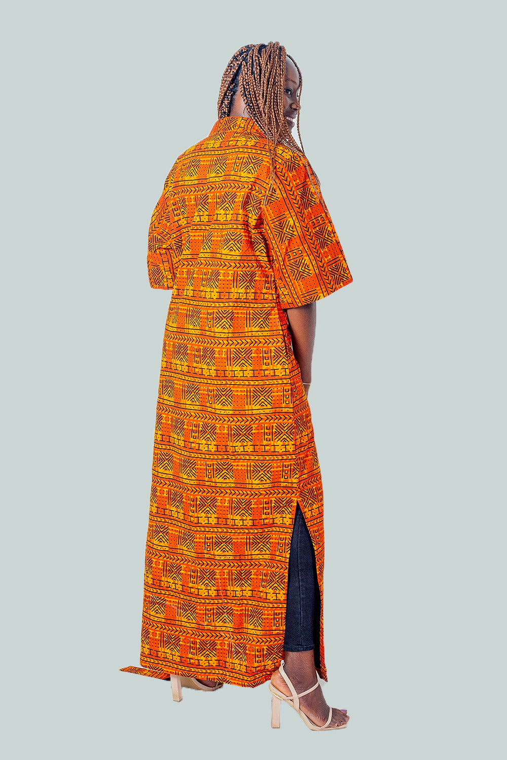 Ola African Prints Duster Jacket