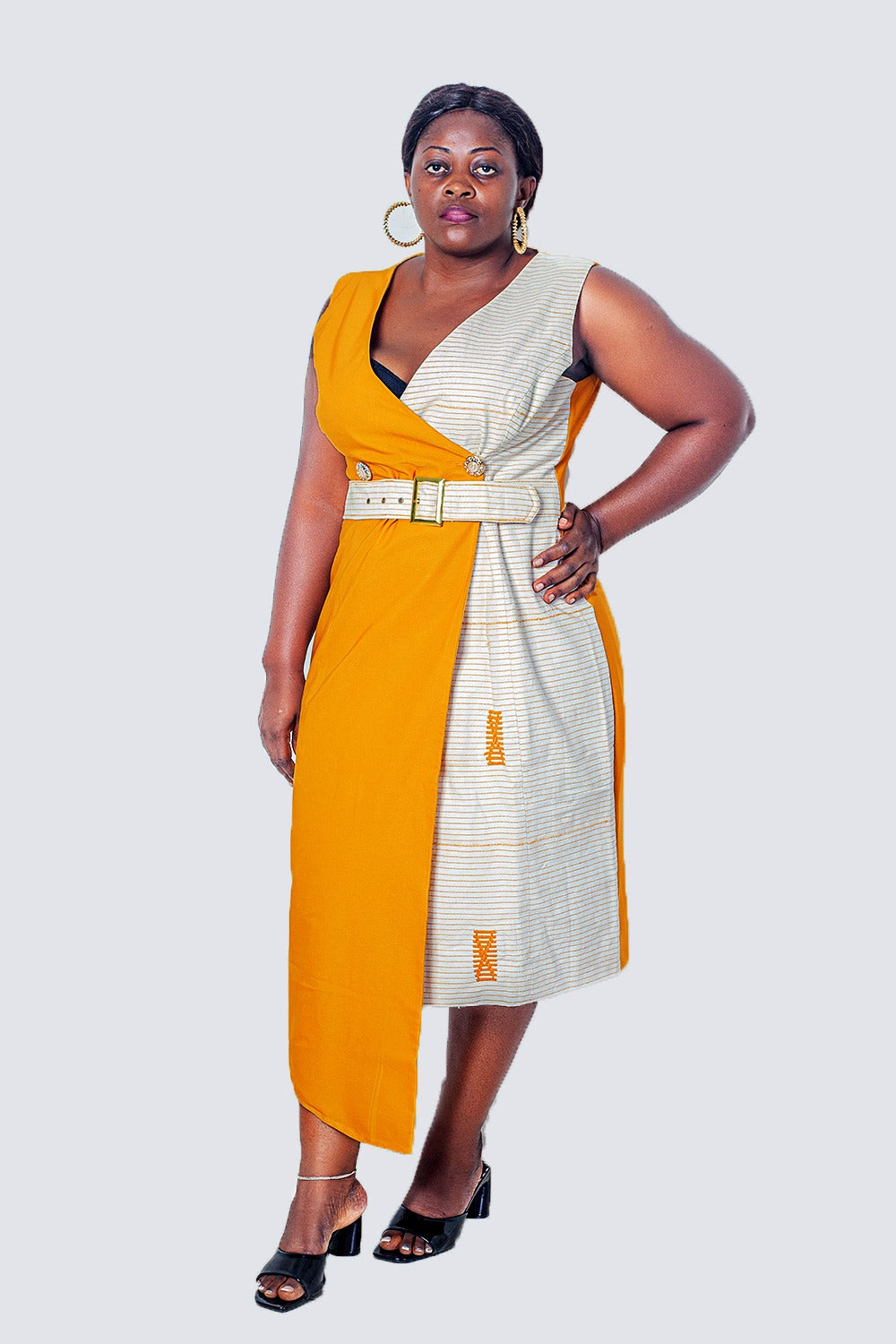Makena Assymetric Sleeveless Dress