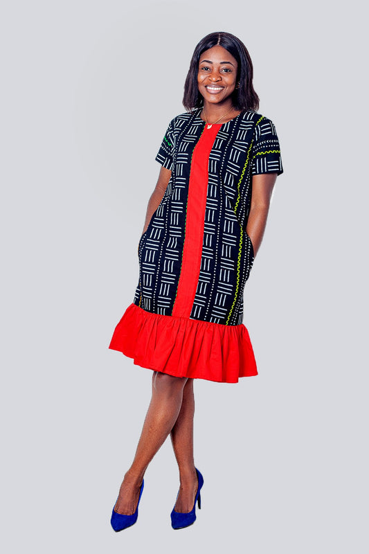 Noelle African Prints Dress