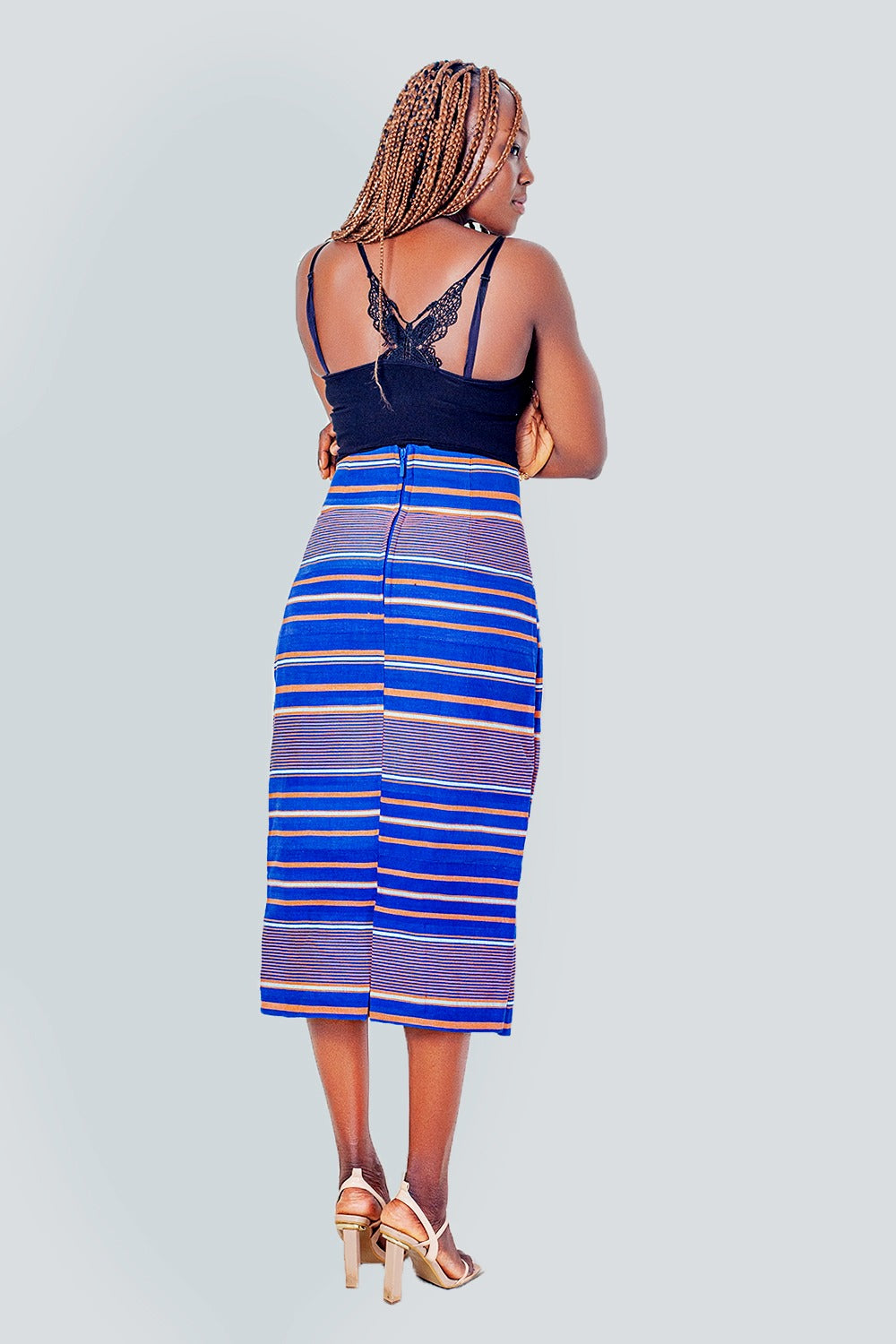 Chloe African Prints Midi Skirt